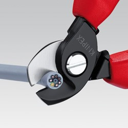 Kabelové nůžky s otevírací pružinou potaženo plastem 165 mm  - 9521165