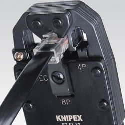Krimpovací kleště pro konektory Western brunýrované 200 mm  - 975112
