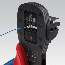 Krimpovací kleště na miniaturní konektory brunýrované 190 mm  - 975426