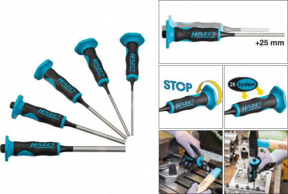 Sada vytloukačů závlaček, dlouhé, 5ks (751LHS/5) - HA205530