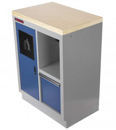 Celokovová dílenská skříňka PROFI BLUE 680x458x910 mm - MTGC1301A