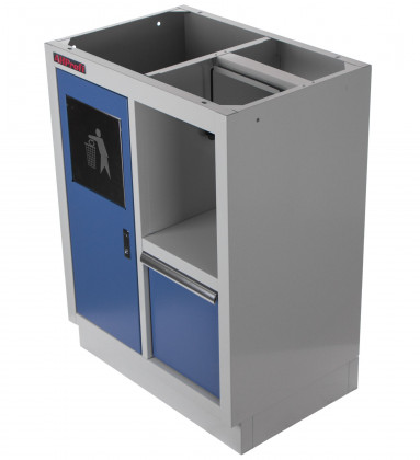 Celokovová dílenská skříňka PROFI BLUE 680x458x910 mm - MTGC1301A