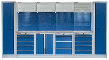 Kvalitní PROFI BLUE dílenský nábytek 3920 x 495 x 2000 mm - MTGS1300AW