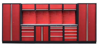 Kvalitní PROFI RED dílenský nábytek - 4535 x 2000 x 495 mm - RTGS1300A22
