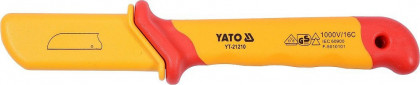 Izolovaný elektrikářský nůž, VDE, 50 x 180 mm - YT-21210