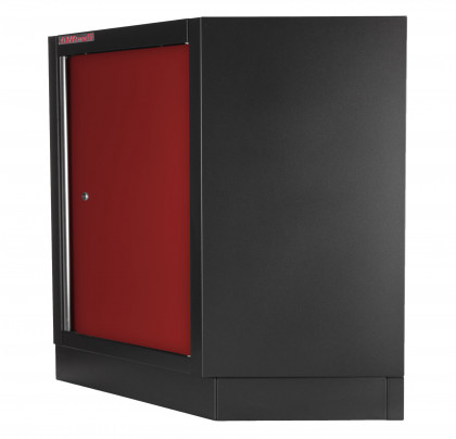 Celokovová rohová dílenská skříňka PROFI RED jednokřídlá - RTGC1300B