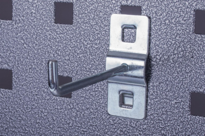 Jednoduchý hák do děrované desky, 87 mm - WGB1331B