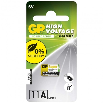 Alkalická speciální baterie GP 11A, blistr