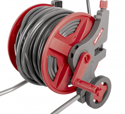 Vozík na vodní hadice se zahradní hadicí 45m - XBWE04