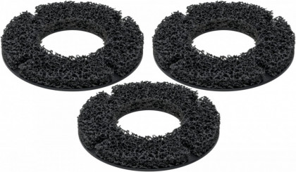 Unašeč brusného kotouče s 3ks brusných kotoučů na odstranění rzi z nábojů kol Ø 160 mm - HA218820