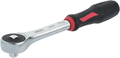 Přepínací ráčna 3/8" s 360°otočnou rukojetí, délka 237 mm VIGOR - V6008