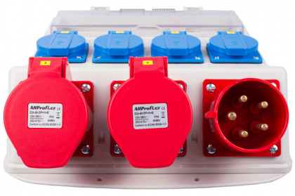 Mobilní rozvodná skříň 32A, 6 výstupů - FNP8605