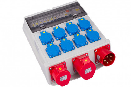 Mobilní rozvodná skříň 32A, 10 výstupů - FNP8607