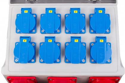 Mobilní rozvodná skříň 32A, 10 výstupů - FNP8607