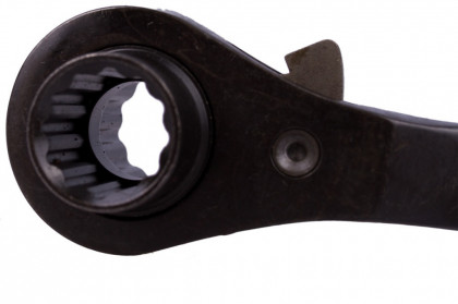 Očkový ráčnový klíč (lešenářská ráčna) 17 x 19 mm - HT191406