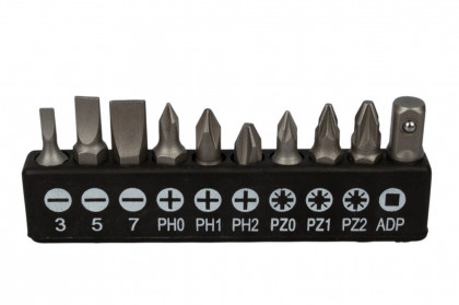 Šroubovák typu T s příslušenstvím 1/4", 20 ks - HT250420
