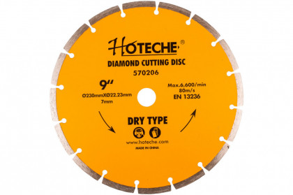Diamantový řezný kotouč 230 mm, segmentový - HT570206
