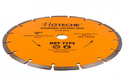 Diamantový řezný kotouč 230 mm, segmentový - HT570206