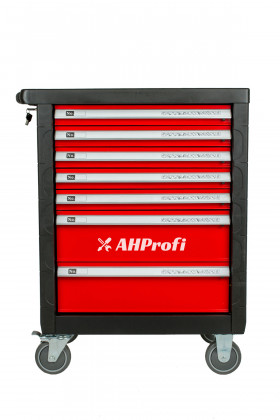 Dílenský vozík prázdný 685 x 455 x 975 mm, 7 zásuvek - H14019P