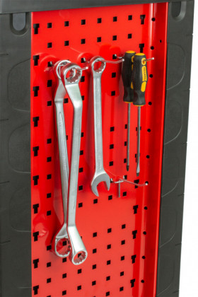 Dílenský vozík prázdný 685 x 455 x 975 mm, 7 zásuvek - H14019P