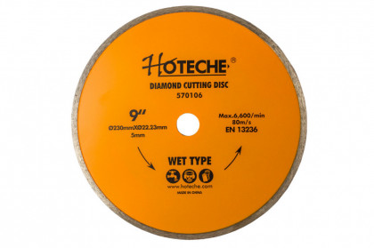 Diamantový řezný kotouč 230 mm, WET TYPE - HT570106