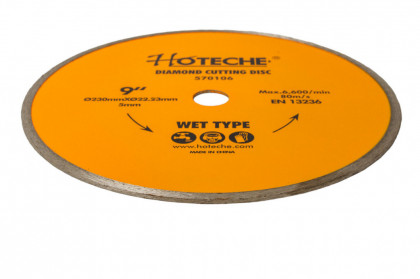 Diamantový řezný kotouč 230 mm, WET TYPE - HT570106