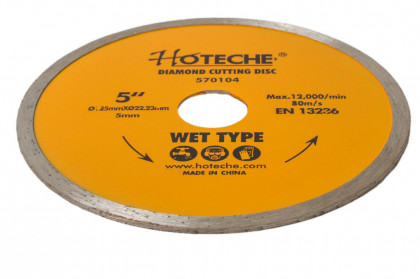Diamantový řezný kotouč 125 mm, WET TYPE - HT570104
