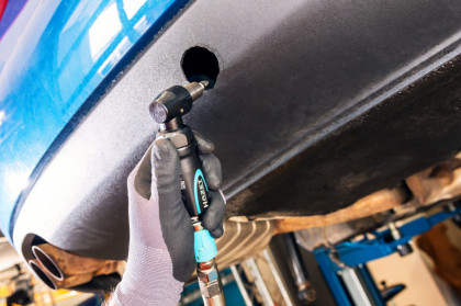 Stopková minibruska, zahnutá - HA227105