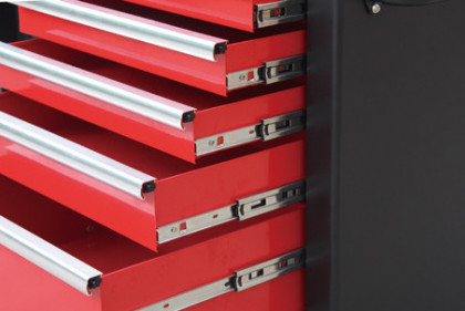 Dílenský vozík COLOSSUS na nářadí 360°, 10 zásuvek - TBRG6810