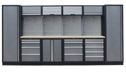 Kvalitní PROFI dílenský nábytek 3920 x 495 x 2000 mm - TGS1300A7 Grey
