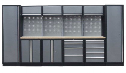 Kvalitní PROFI dílenský nábytek 3920 x 495 x 2000 mm - TGS1300AA4 Grey