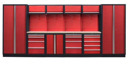 Kvalitní PROFI RED dílenský nábytek - 4535 x 2000 x 495 mm - RTGS1300A2