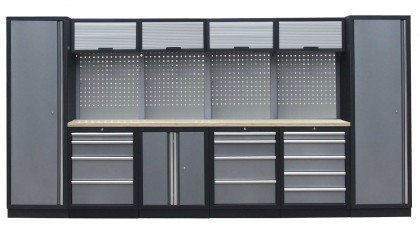 Kvalitní PROFI dílenský nábytek 3920 x 495 x 2000 mm - TGS1300A9 Grey