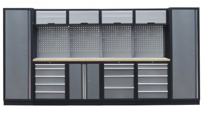 Kvalitní PROFI dílenský nábytek 3920 x 495 x 2000 mm - TGS1300AN Grey