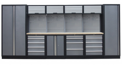 Kvalitní PROFI dílenský nábytek 4235 x 495 x 2000 mm - TGS1300AJ Grey