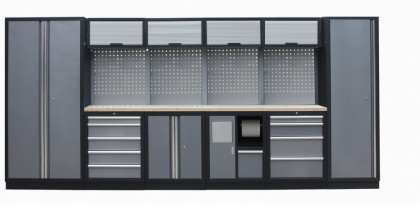 Kvalitní PROFI dílenský nábytek 4235 x 495 x 2000 mm - TGS1301AJ Grey