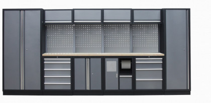 Kvalitní PROFI dílenský nábytek 4235 x 495 x 2000 mm - TGS1301AI Grey