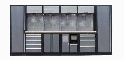 Kvalitní PROFI dílenský nábytek 3920 x 495 x 2000 mm - TGS1301AP Grey