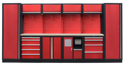 Kvalitní PROFI RED dílenský nábytek 3920 x 495 x 2000 mm - RTGS1301AR