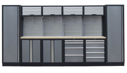 Kvalitní PROFI dílenský nábytek 3920 x 495 x 2000 mm - TGS1300AA9 Grey