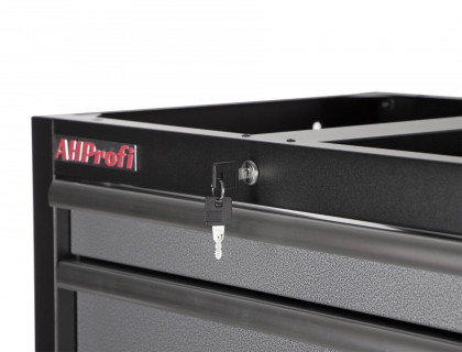 Sestava kvalitních PROFI dílenských skříněk s pracovní deskou - TGS1300BAL09 Grey
