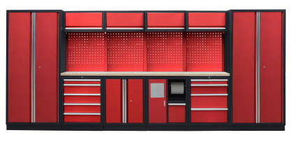 Kvalitní PROFI RED dílenský nábytek - 4535 x 2000 x 495 mm - RTGS1301AE