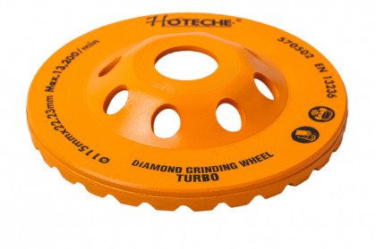 Diamantový brusný kotouč 115 mm, pohárový - HT570502