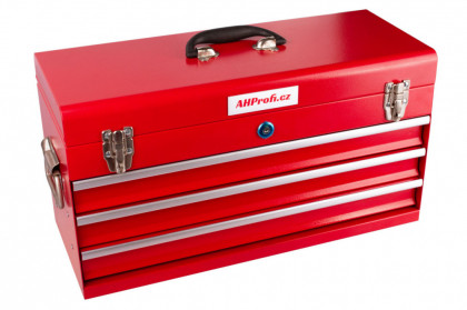Skříňka na nářadí se 3 šuplíky a úložným prostorem - AH012002
