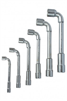 Sada trubkových klíčů do L 6 ks, 8 - 19 mm - HT192201