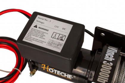 Elektrický lanový naviják 1000 W/12 V, max. zatížení 1361 kg - HT690008
