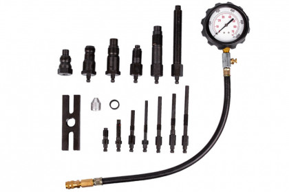 Sada k měření komprese v dieselových motorech, 17 adaptérů - AH041009