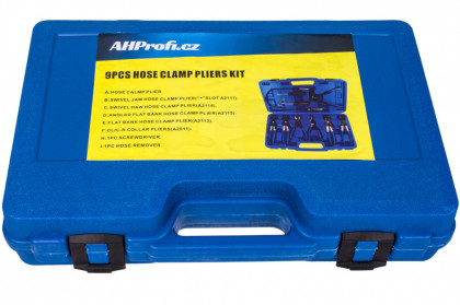 Sada kleští na hadicové spony 9 ks - AH230548
