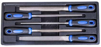 Sada pilníků ve výplni do dílenského vozíku, 5 dílů - VV006SP01