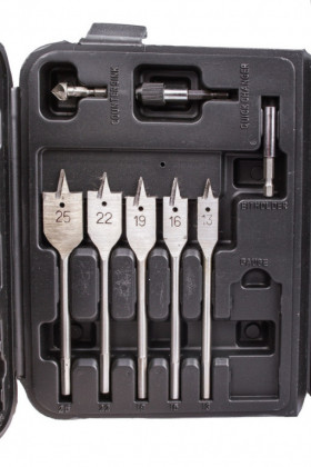 Sada vrtáků a bitů v plastovém kufru, 118ks - AH20118A